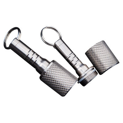 Stainless Aluminium Metal Round Storage Steal Pill Box