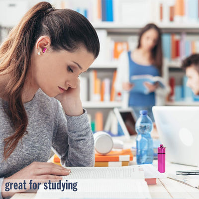 Cnc Aluminum Ear Plugs Metal Case Parts Key Chain Plug Earplugs Keychain