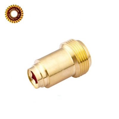Construction Machining Milling Drilling 0.02mm Brass Spare Parts
