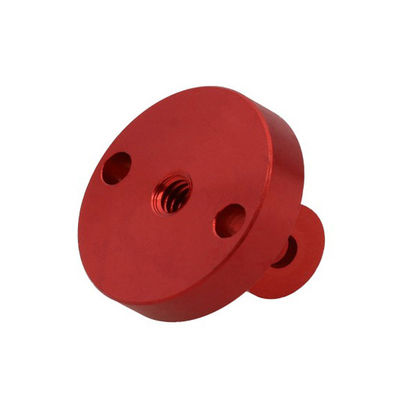Micro Metal Machining Service Anodized Red Ra3.2 CNC Aluminum Parts