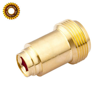 0.1mm Tolerance Copper Brass CNC Turning Parts OEM Machining