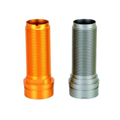 Annealing Anodizing Flashlight Cnc Lathe Machine Parts 0.02mm Tolerance