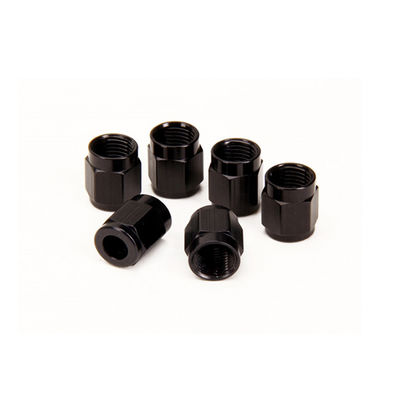 Brushed Ra0.4 Cnc Fabrication Part Extension Nut Aluminum CNC Parts