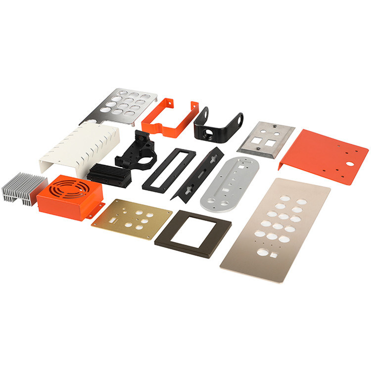 Titanium Gold Sheet Metal Laser Cutting CNC Sheet Metal Parts Anodized